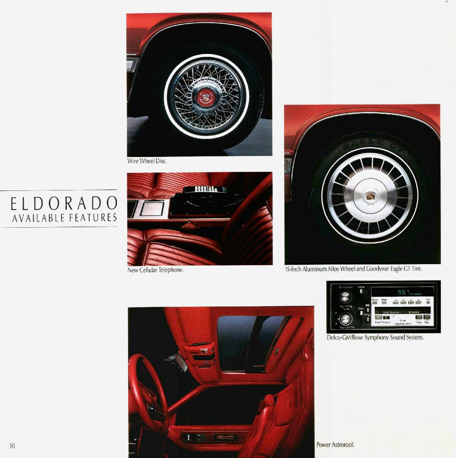 1986 Cadillac Eldorado Brochure Page 6